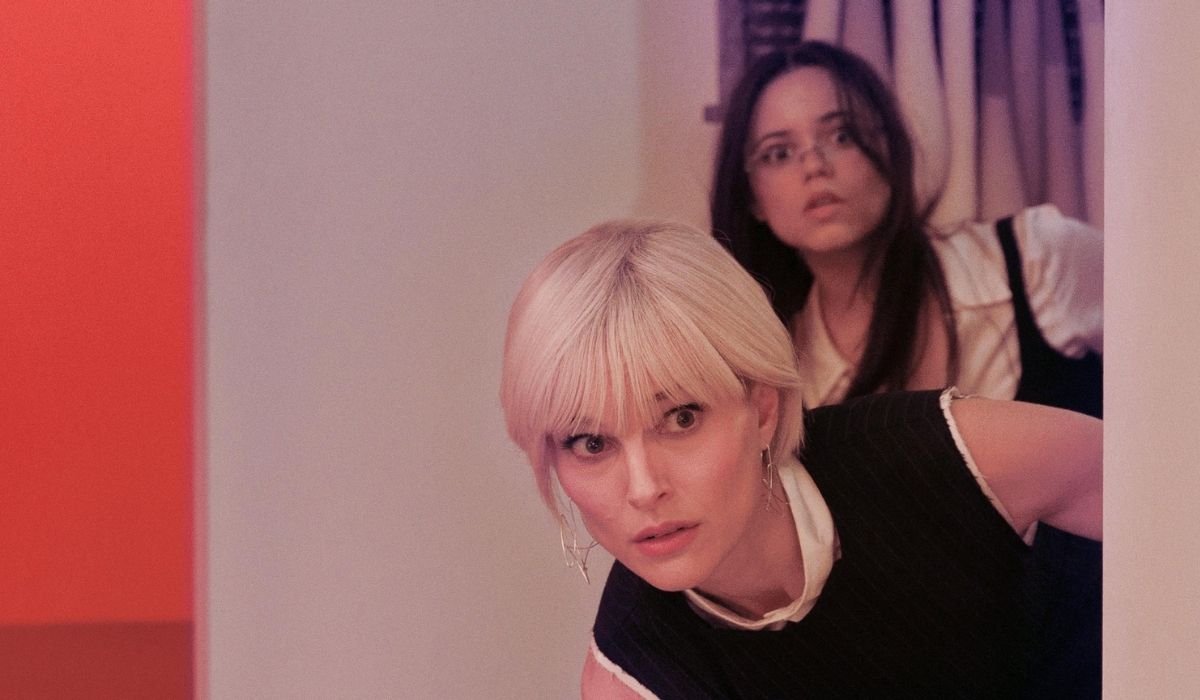 Jenna Ortega and Natalie Portman new movie The Gallerist premiere