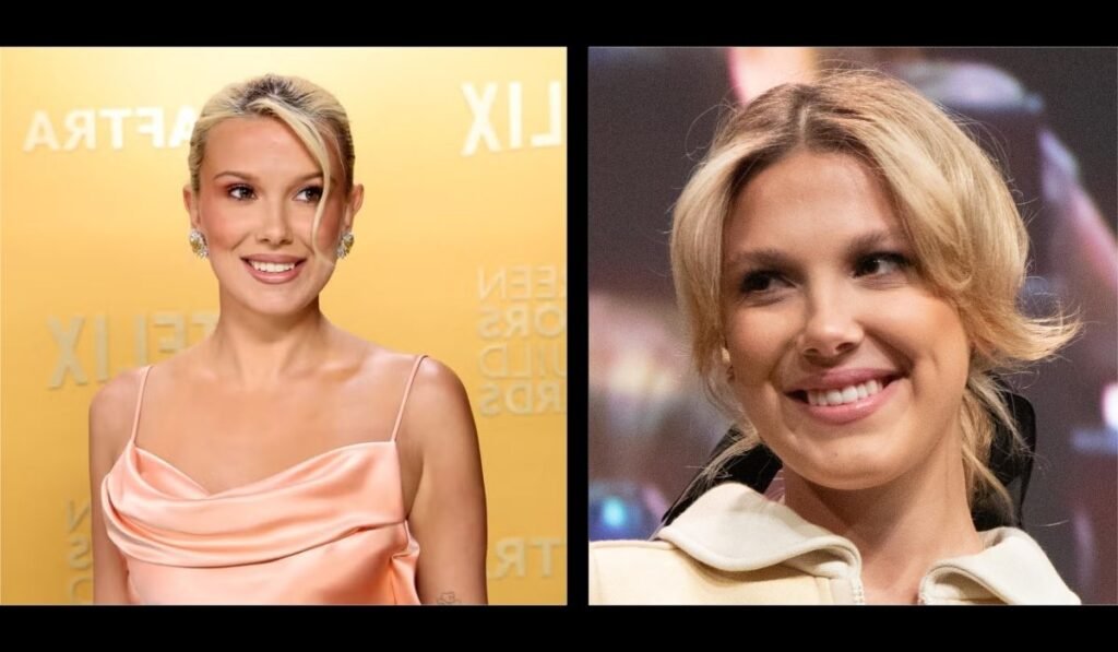 Millie Bobby Brown new dramatic bob cut photos