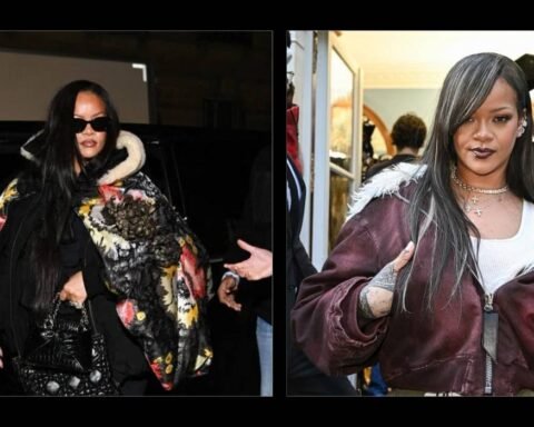 Rihanna street style Paris 2026 outfit