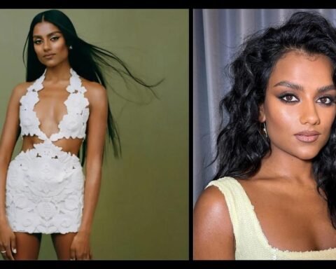 simone ashley halter top summer outfit