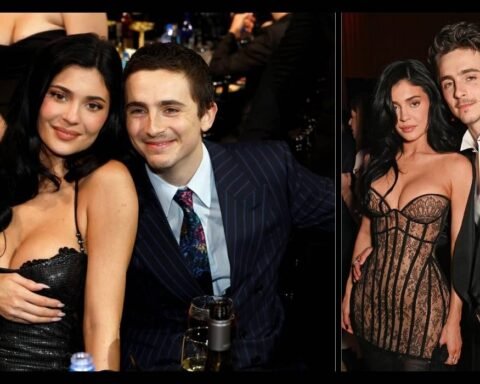 Kylie Jenner and Timothée Chalamet