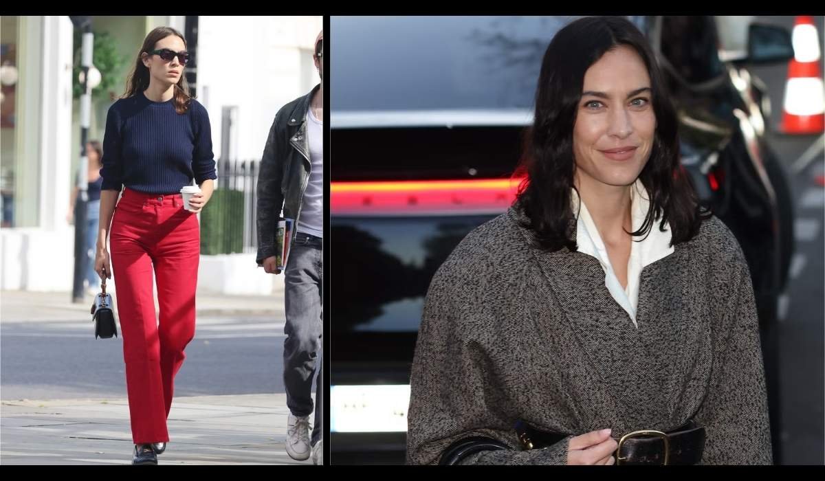 Alexa Chung Sporty Trouser Style 2026