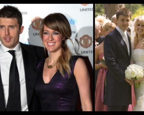 Michael Carrick Supporting Wife Lisa Roughead