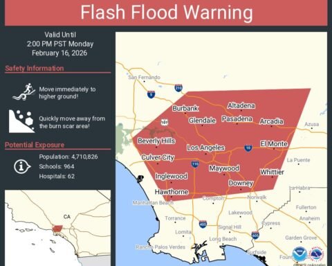 Flash Flood Warning Los Angeles