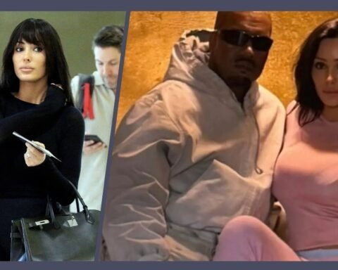 Bianca Censori with Kanye West